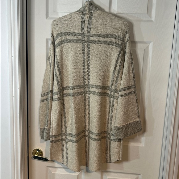 NWT Simply Noelle Cream and Olive Women's Cardigan L/XL - Picture 5 of 11